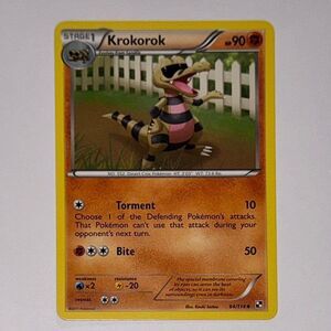 POKEMON CARD: Krokorok #64/114 (Pokemon Black & White)